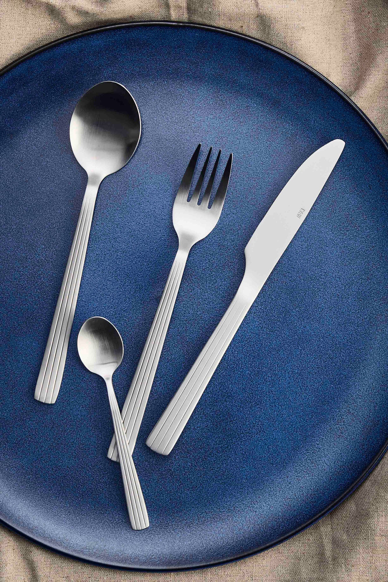 Bestikæske, mat stål - 65 dele